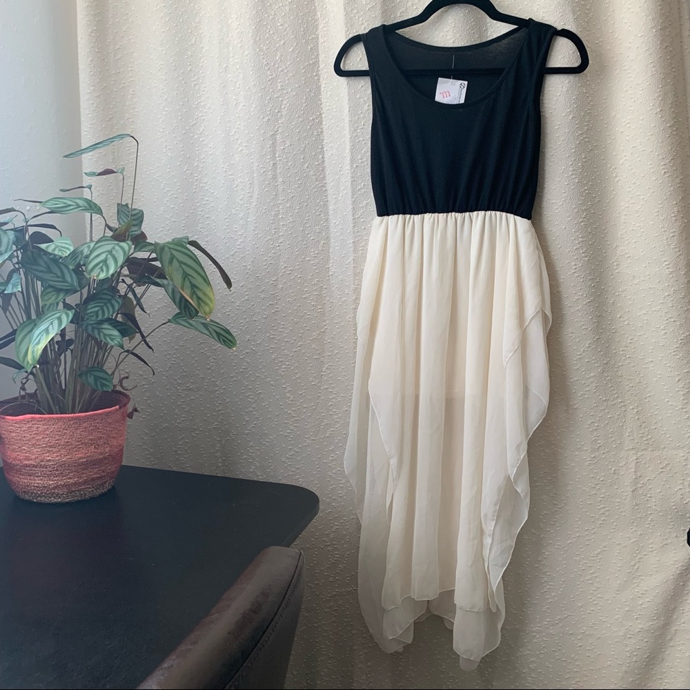 NWT Asymmetrical Midi Length Dress
